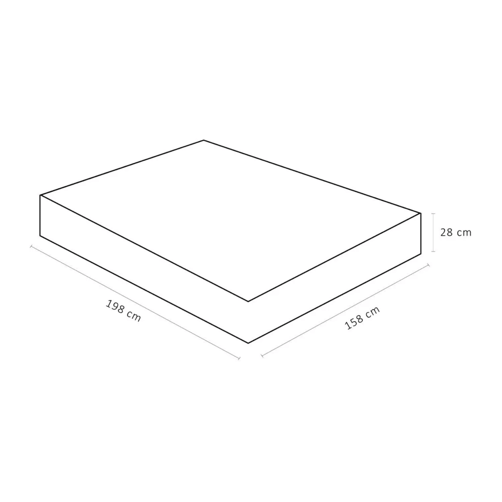 Colchão Queen Ortobom Elegant Superpocket Casal 158x198x28 Mola Superpocket 