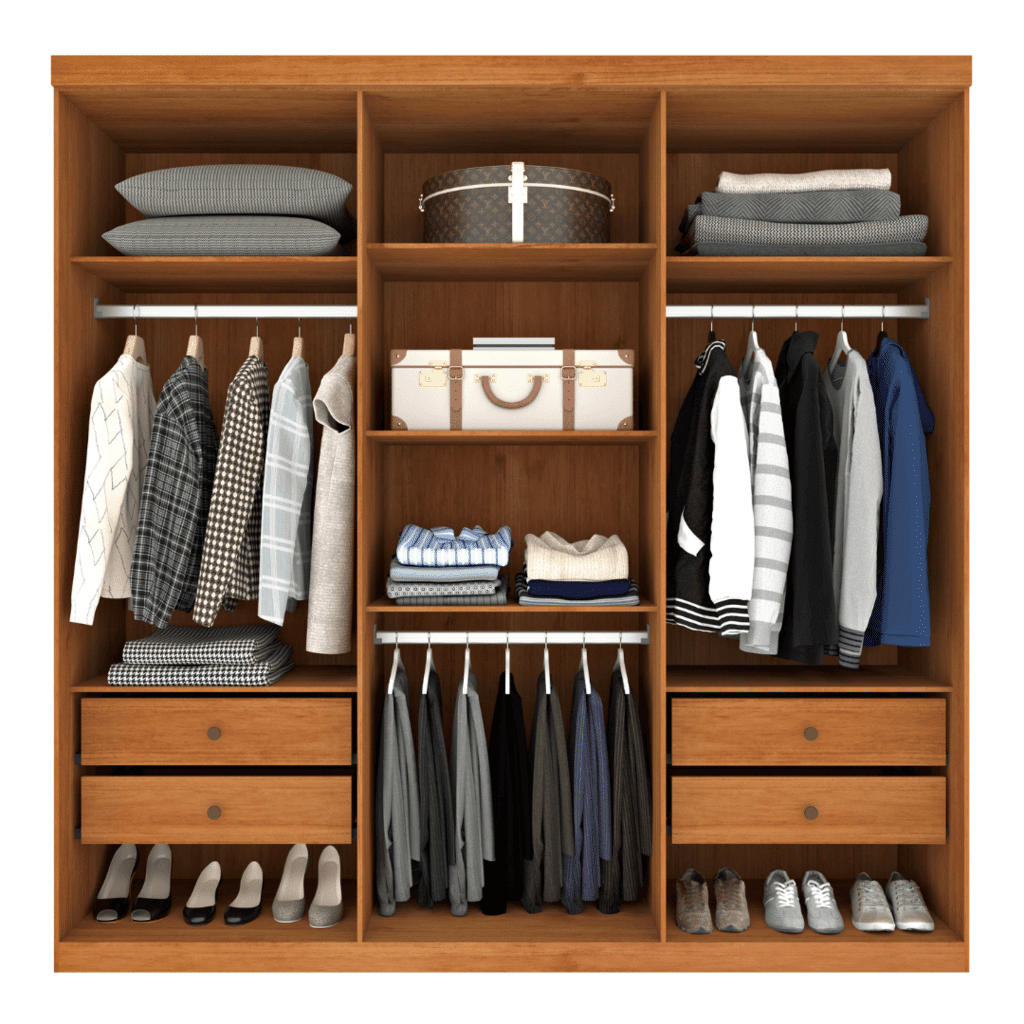 Guarda-Roupa Casal em MDF 6 Portas Tcil Móveis Suécia Cinamomo/Off White Guarda-Roupa Casal em MDF 6 Portas Tcil Móveis Suécia Cinamomo/Off White