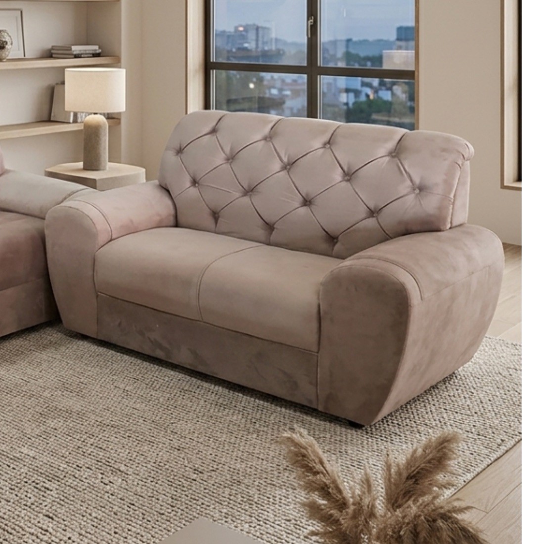 Sofá 3 e 2 Lugares Stilo Castor - Malu Estofados Sofá 3 e 2 Lugares Stilo Castor - Malu Estofados