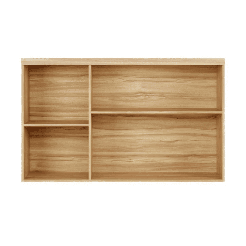 Armário Aéreo P/ Cozinha Chardonnay 3 Portas C/ Vidro Reflecta120cm Amendoa/chumbo - Ronipa