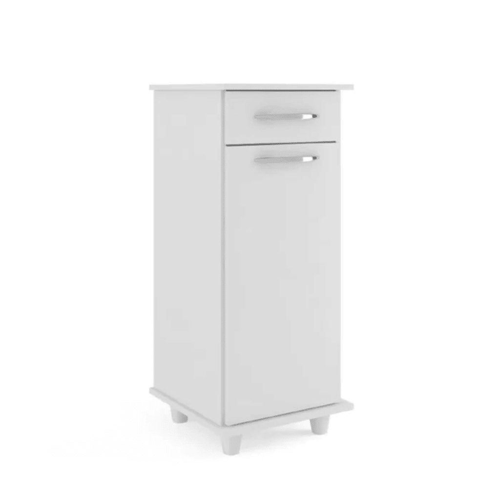 Balcão de Cozinha Multiuso 1 Portas 1 Gaveta Viena Branco Fiorello Balcão de Cozinha Multiuso 1 Portas 1 Gaveta Viena Branco Fiorello