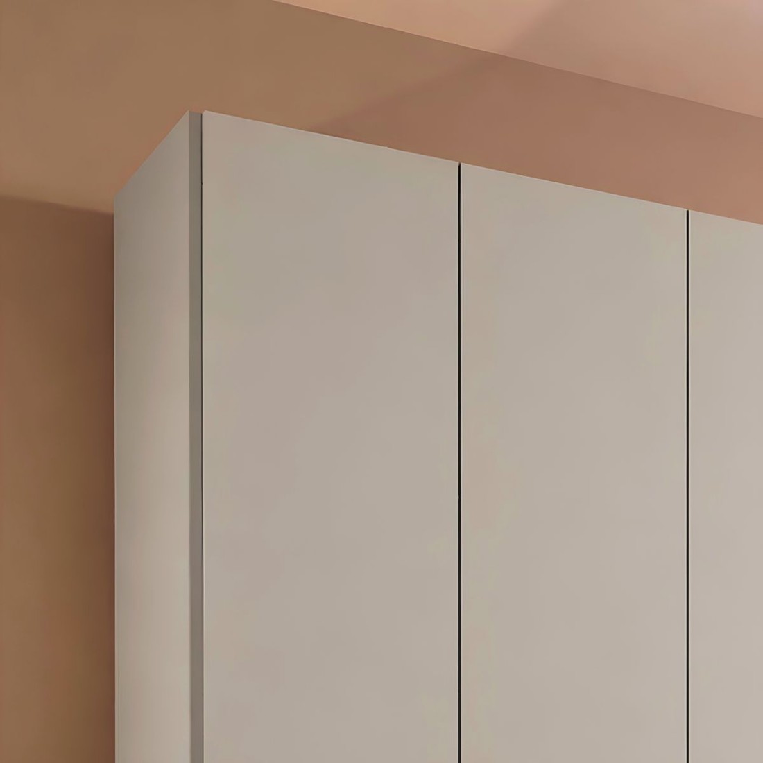 Guarda-roupa Casal 6 Portas 6 Gavetas Versati Bom Pastor 242cm - Bege