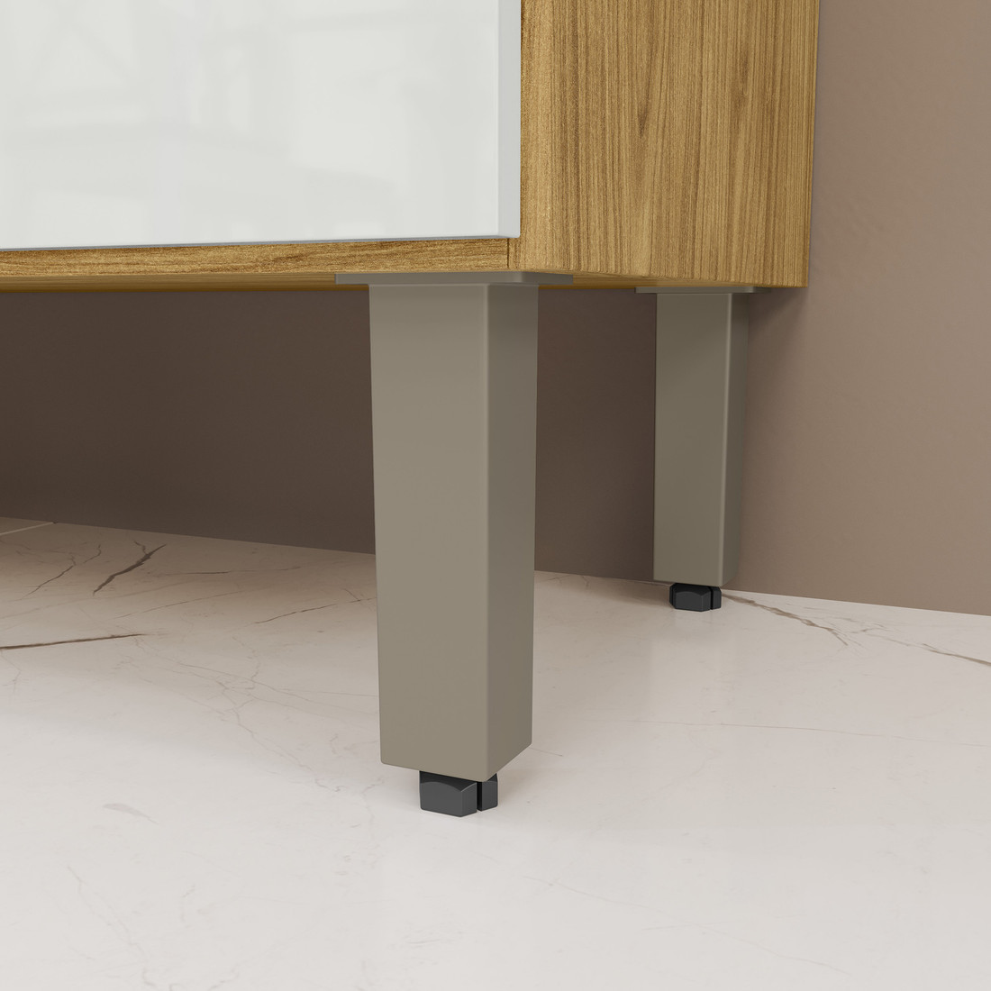 Armário Kit Cozinha Boreal 7 Portas 2 Gavetas Marrocos Off White – MX Móveis Armário Kit Cozinha Boreal 7 Portas 2 Gavetas Marrocos Off White – MX Móveis