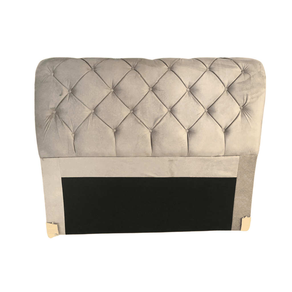 Cabeceira de Cama Box Casal/Queen 160cm Estofada Malu Adagio - Castor Cabeceira de Cama Box Casal/Queen 160cm Estofada Malu Adagio - Castor