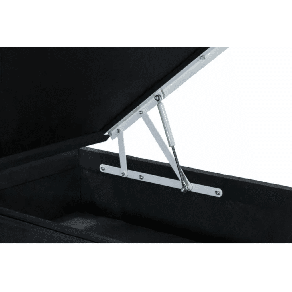 Base Bau Sommier Phys Courino Preto 138x188X39 - Ortobom Base Bau Sommier Phys Courino Preto 138x188X39 - Ortobom