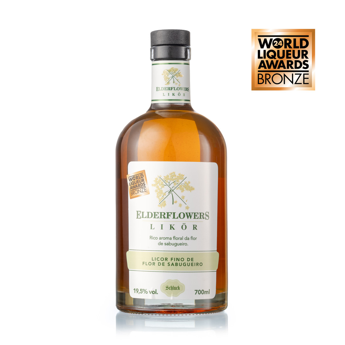 Licor Fino de Flor de Sabugueiro 700ml Elderflowers Schluck