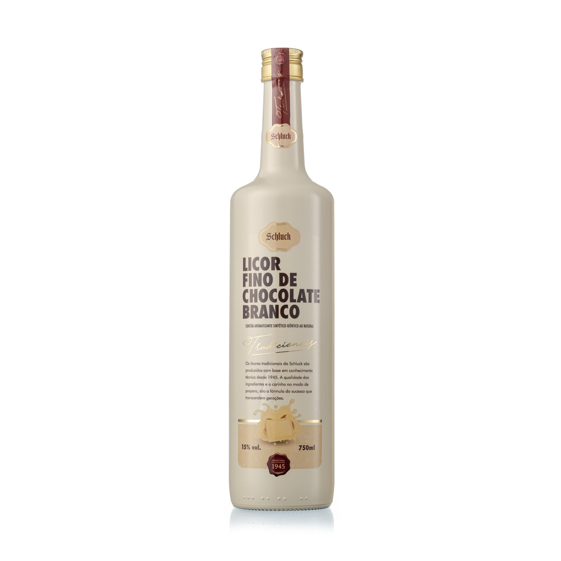 Licor Fino de Chocolate Branco 750ml Schluck Licor Fino de Chocolate Branco 750ml Schluck