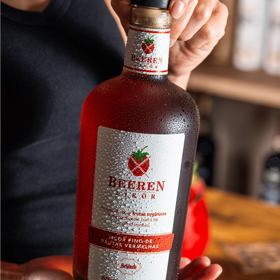 Licor Fino de Frutas Vermelhas 700ml Beeren Likor Schluck Licor Fino de Frutas Vermelhas 700ml Beeren Likor Schluck