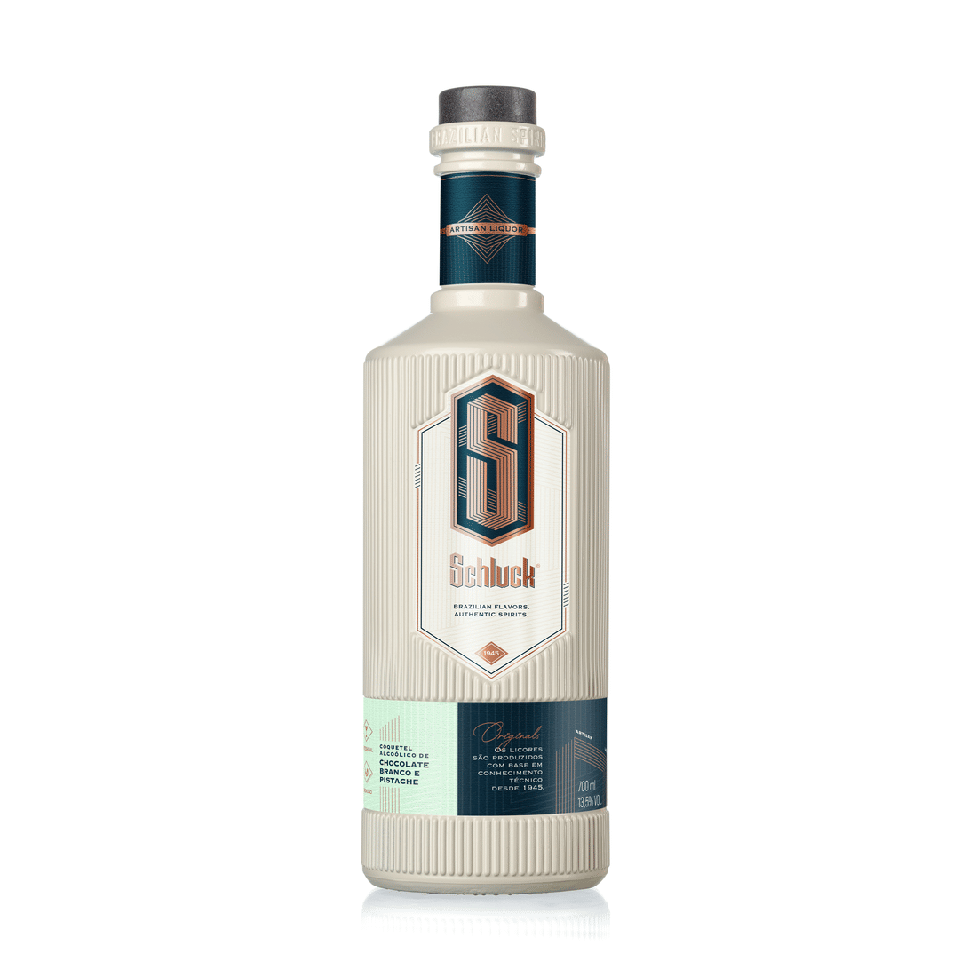 Licor Creme De Chocolate Branco com Pistache 700ml Liebe Dich Schluck Licor Creme De Chocolate Branco com Pistache 700ml Liebe Dich Schluck