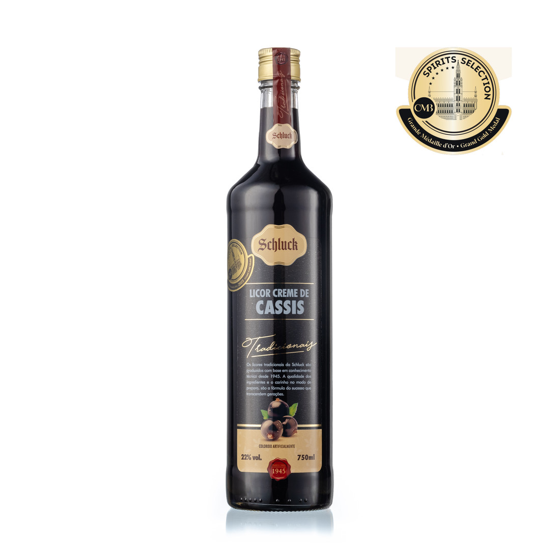 Licor Fino de Cassis 750ml Schluck Licor Fino de Cassis 750ml Schluck