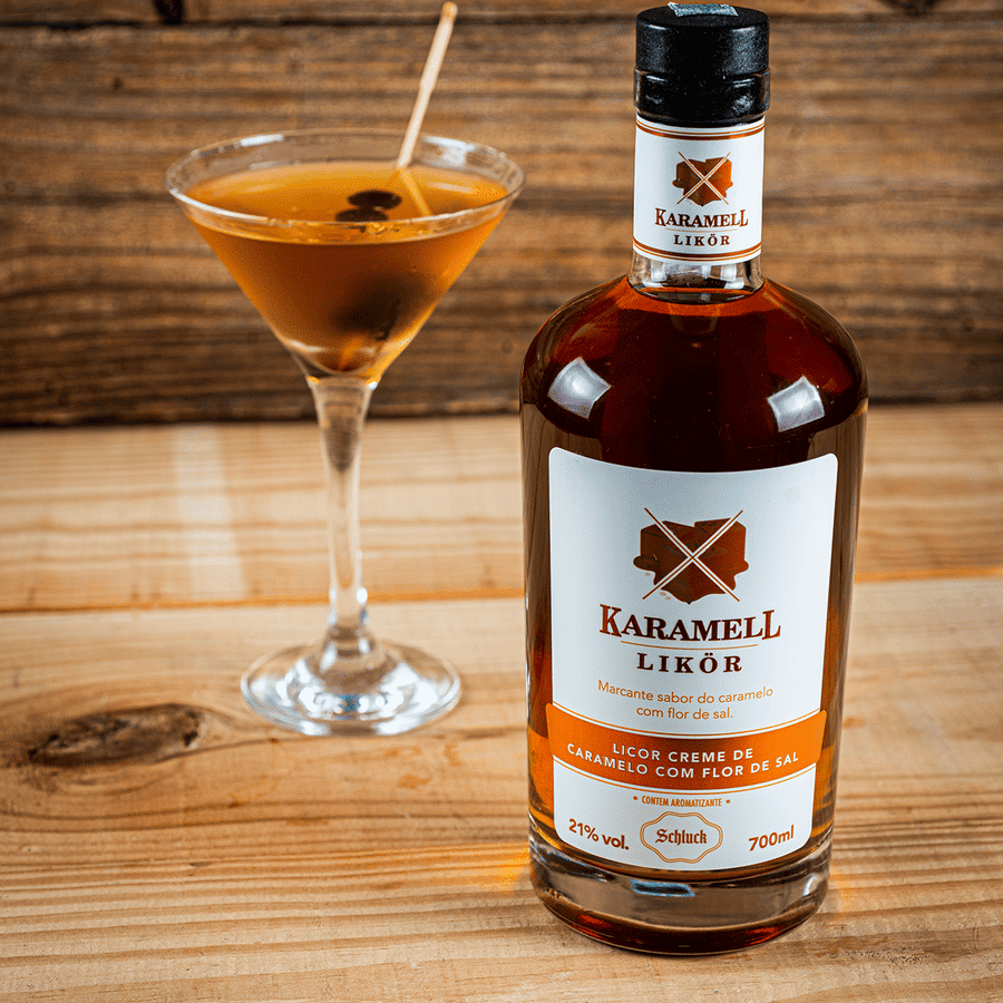 Licor Creme de Caramelo Flor de Sal 700ml Karamell Likör Schluck Licor Creme de Caramelo Flor de Sal 700ml Karamell Likör Schluck
