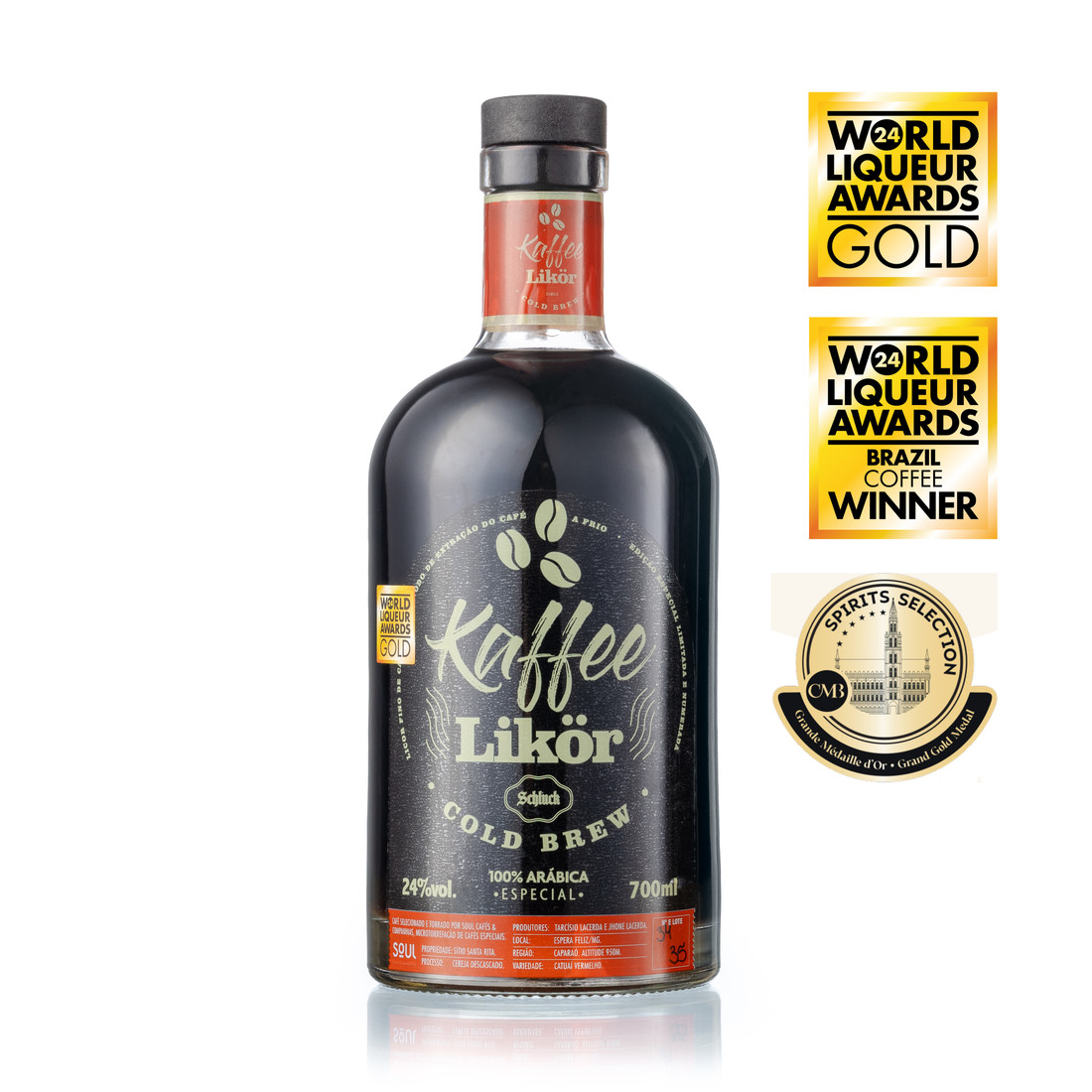 Licor de Café Cold Brew 700ml Kaffee Likor Schluck