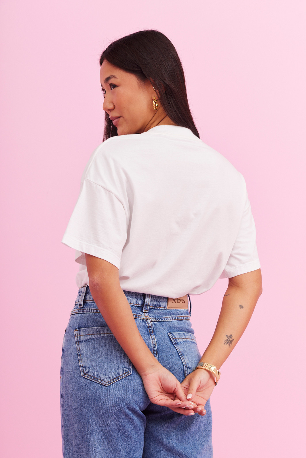 T-SHIRT OVER MY HEART BRANCO ACUCAR T-SHIRT OVER MY HEART BRANCO ACUCAR