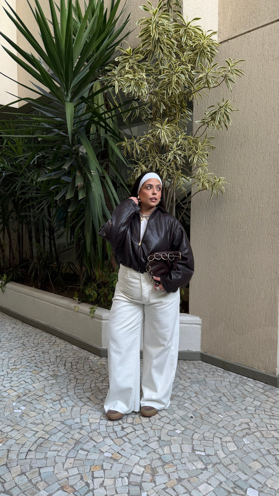 CALÇA JEANS WIDE LEG OFF WHITE CALÇA JEANS WIDE LEG OFF WHITE