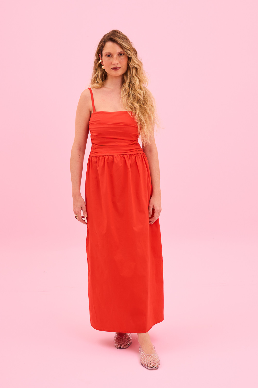 VESTIDO FLASH SALE MIDI VERMELHO VESTIDO FLASH SALE MIDI VERMELHO