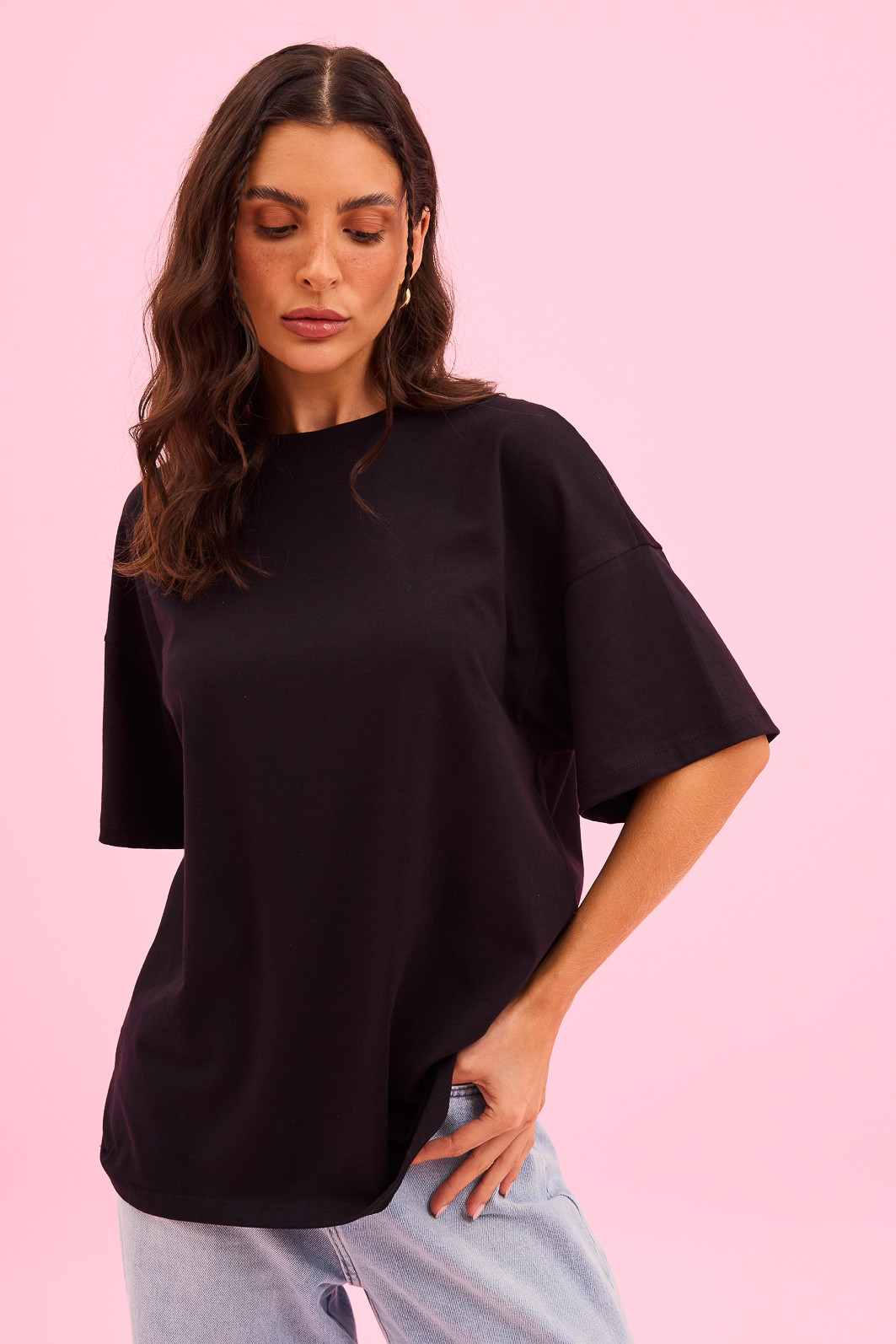 T-SHIRT OVER PREMIUM COMFORT PRETO T-SHIRT OVER PREMIUM COMFORT PRETO
