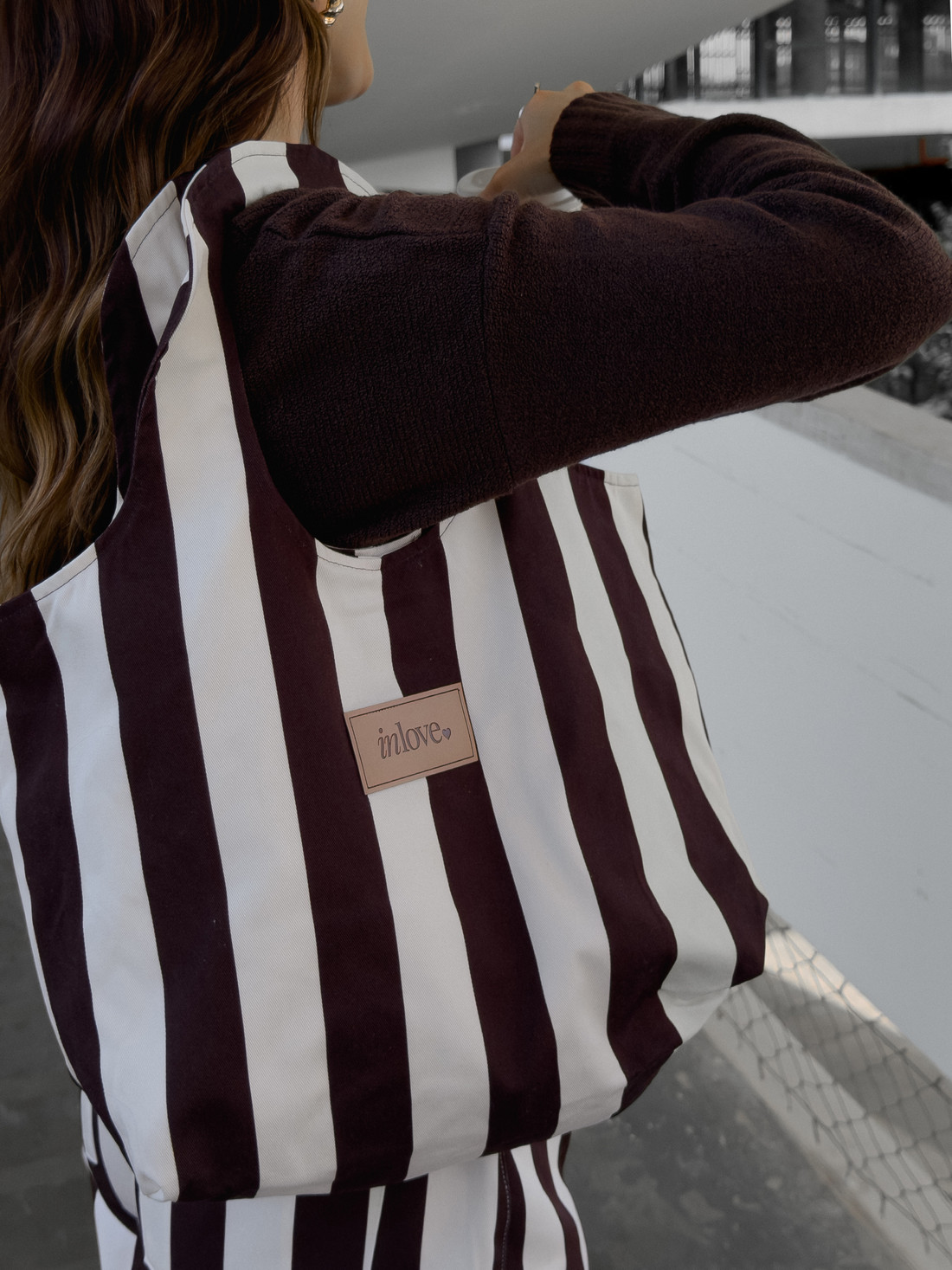 BAG ESTAMPADA IN LOVE LISTRADO BAG ESTAMPADA IN LOVE LISTRADO