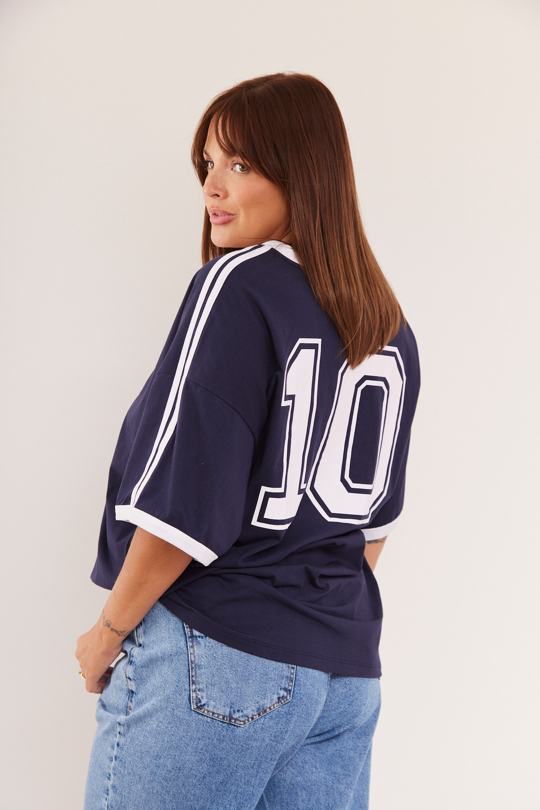 T-SHIRT OVER 10 AZUL MARINHO T-SHIRT OVER 10 AZUL MARINHO