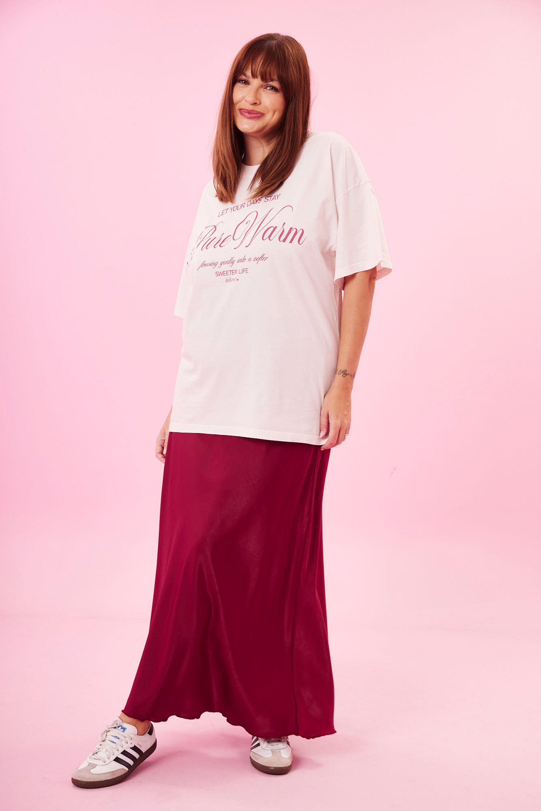 T-SHIRT OVER PURE WARM ROSA T-SHIRT OVER PURE WARM ROSA