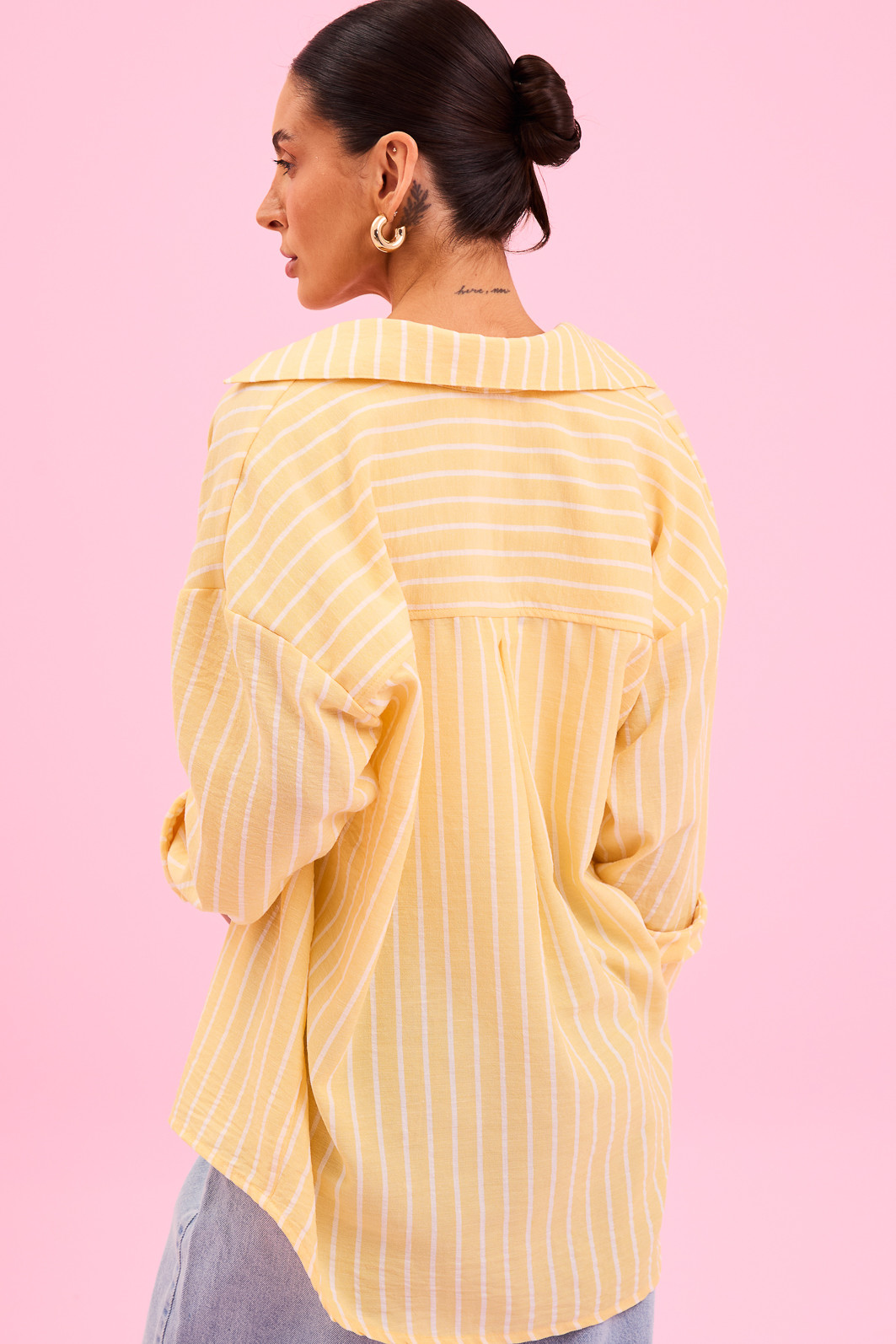 CAMISA LISTRADA AGATHA LISTRADO AMARELO