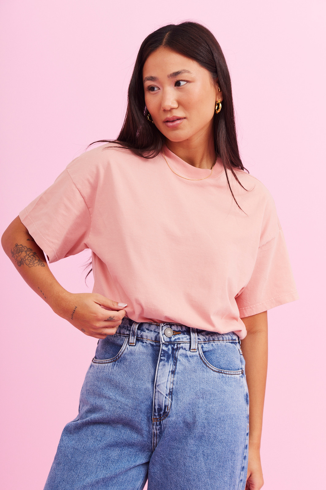 T-SHIRT OVER TURIN ROSA T-SHIRT OVER TURIN ROSA