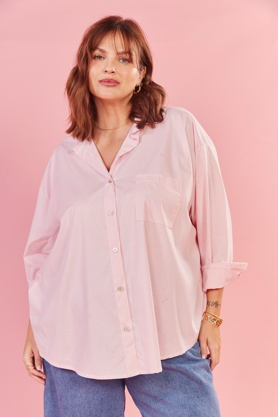 CAMISA SICILIA LISTRADO ROSA CAMISA SICILIA LISTRADO ROSA