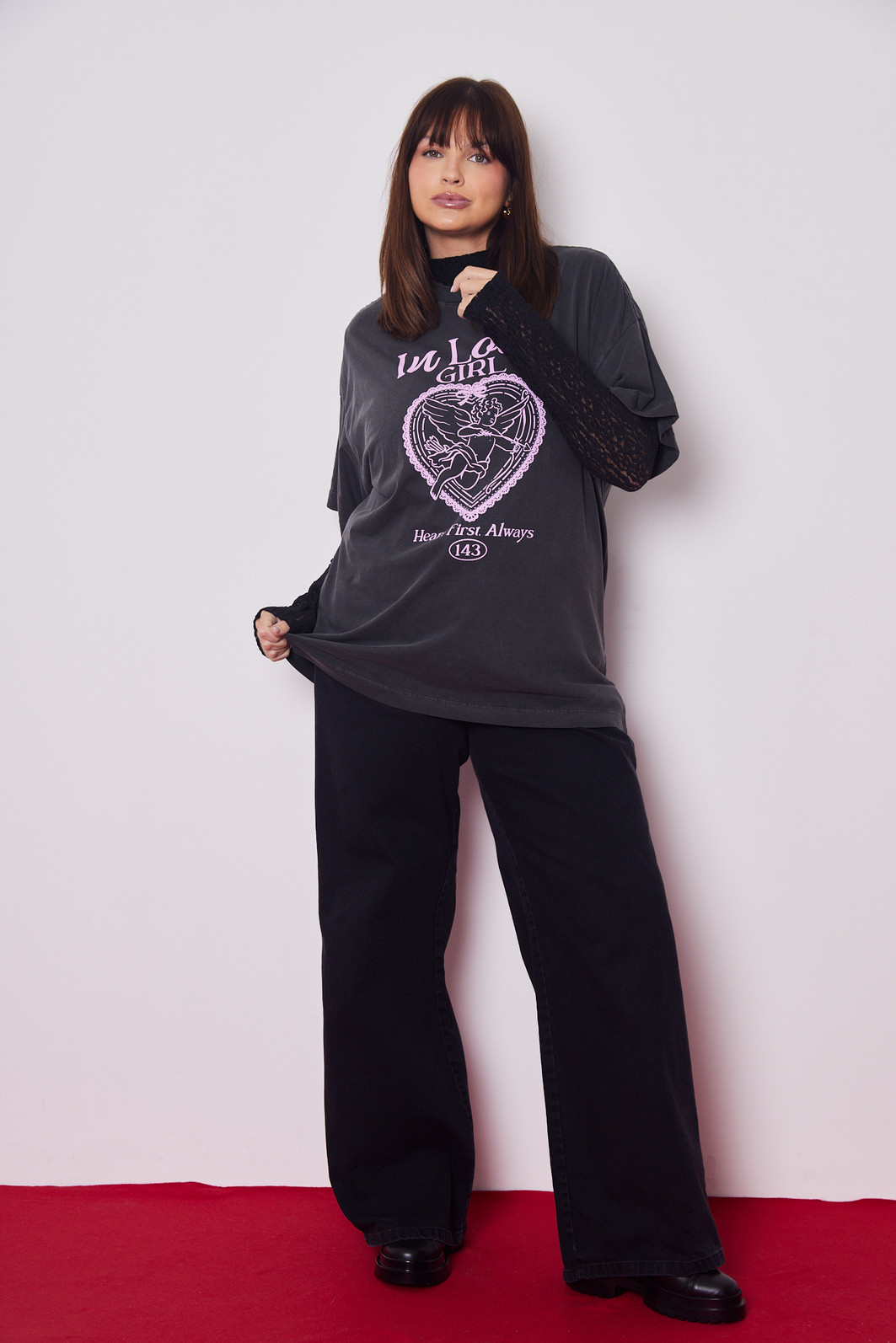 T-SHIRT OVER HEART FIRST PRETO T-SHIRT OVER HEART FIRST PRETO