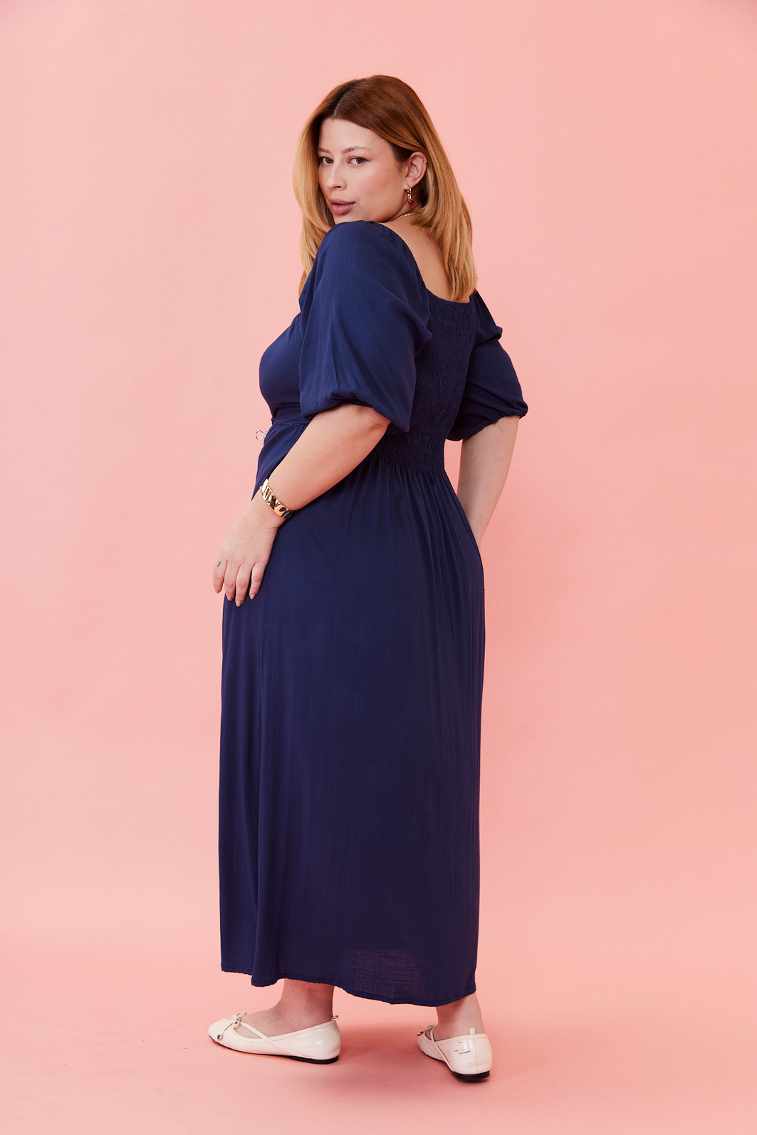 VESTIDO GABRIELA AZUL MARINHO VESTIDO GABRIELA AZUL MARINHO