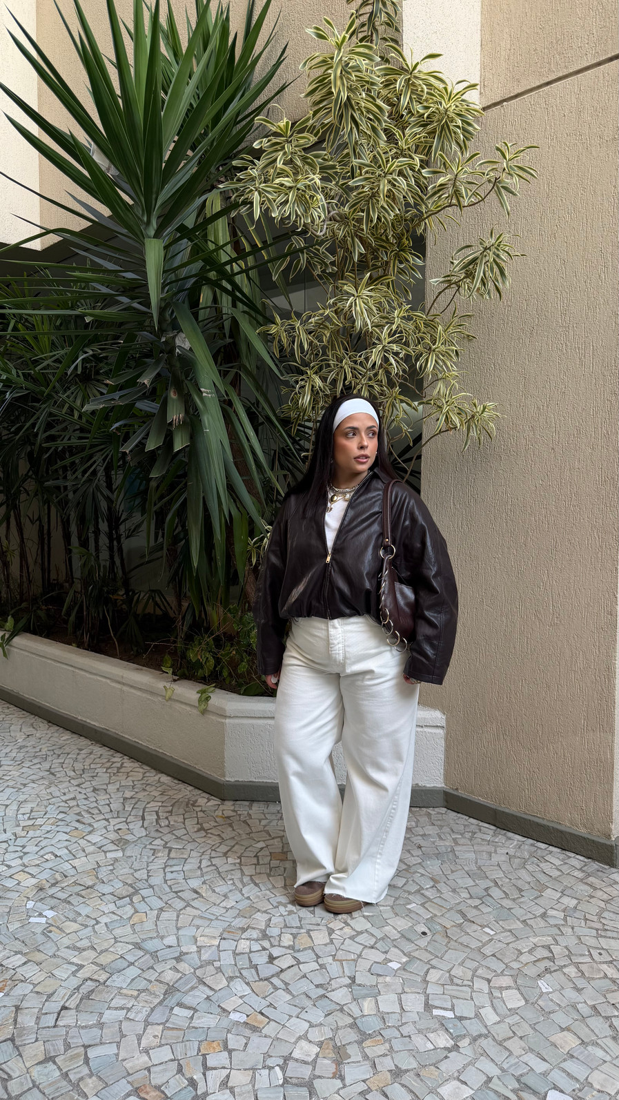 JAQUETA OVERSIZED MARROM