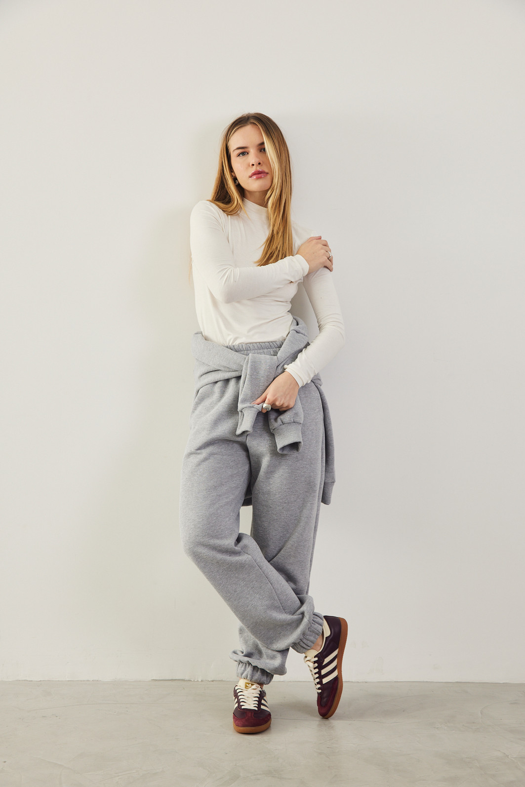 CALÇA JOGGER MOLETOM MESCLA