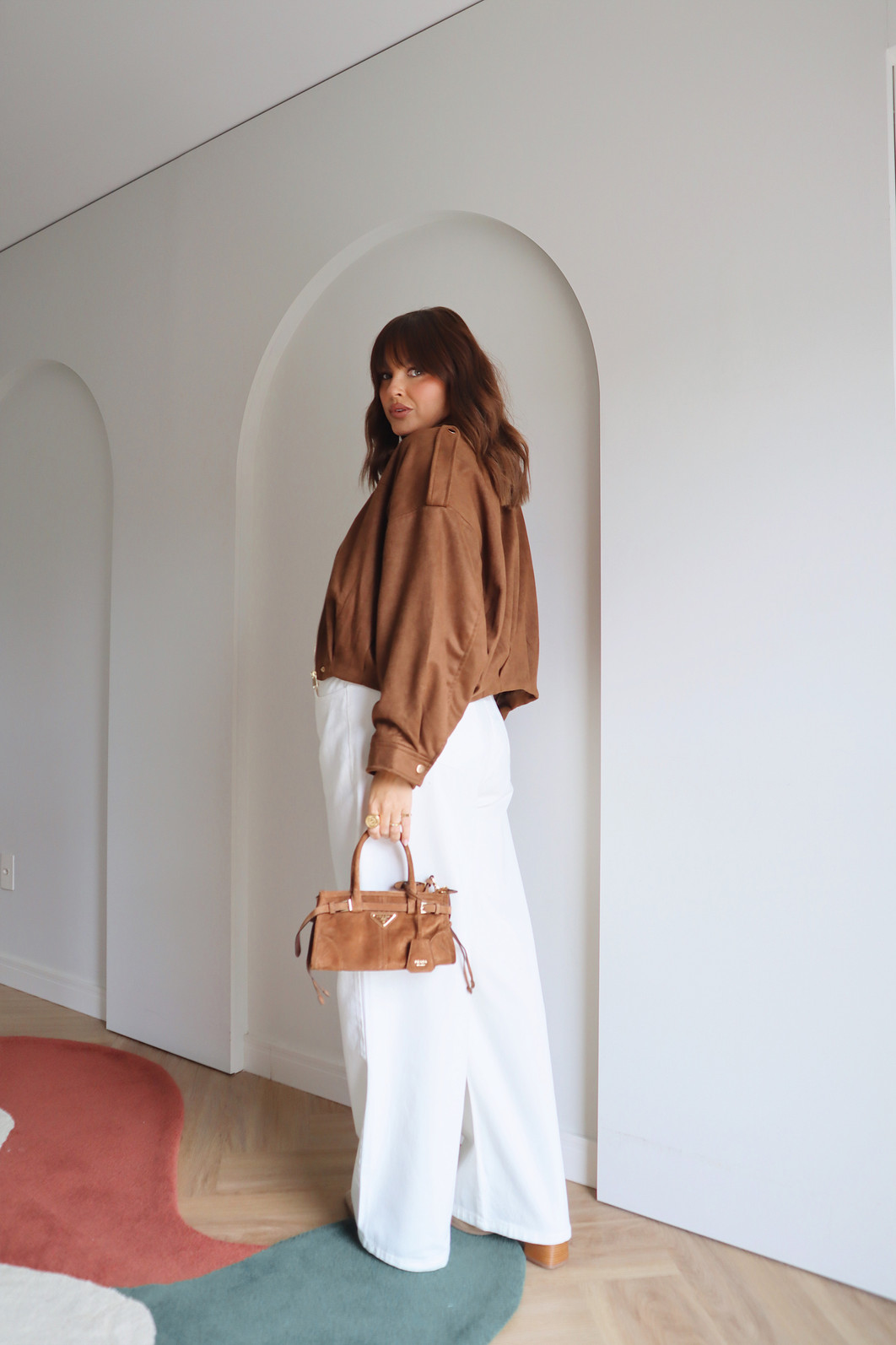 JAQUETA OVERSIZED CARAMELO