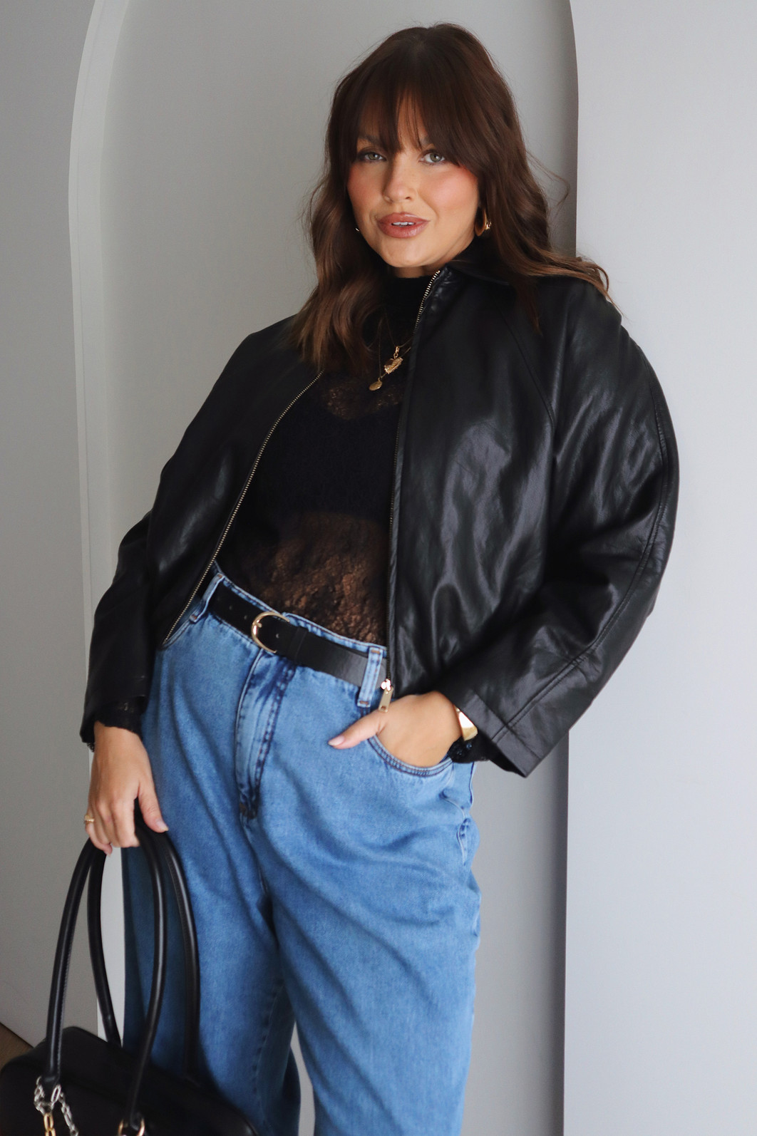 JAQUETA OVERSIZED PRETO