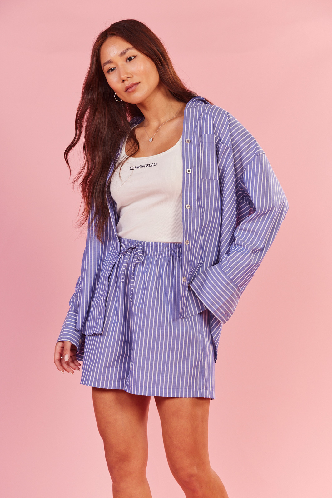 CAMISA MARTINA LISTRADO AZUL