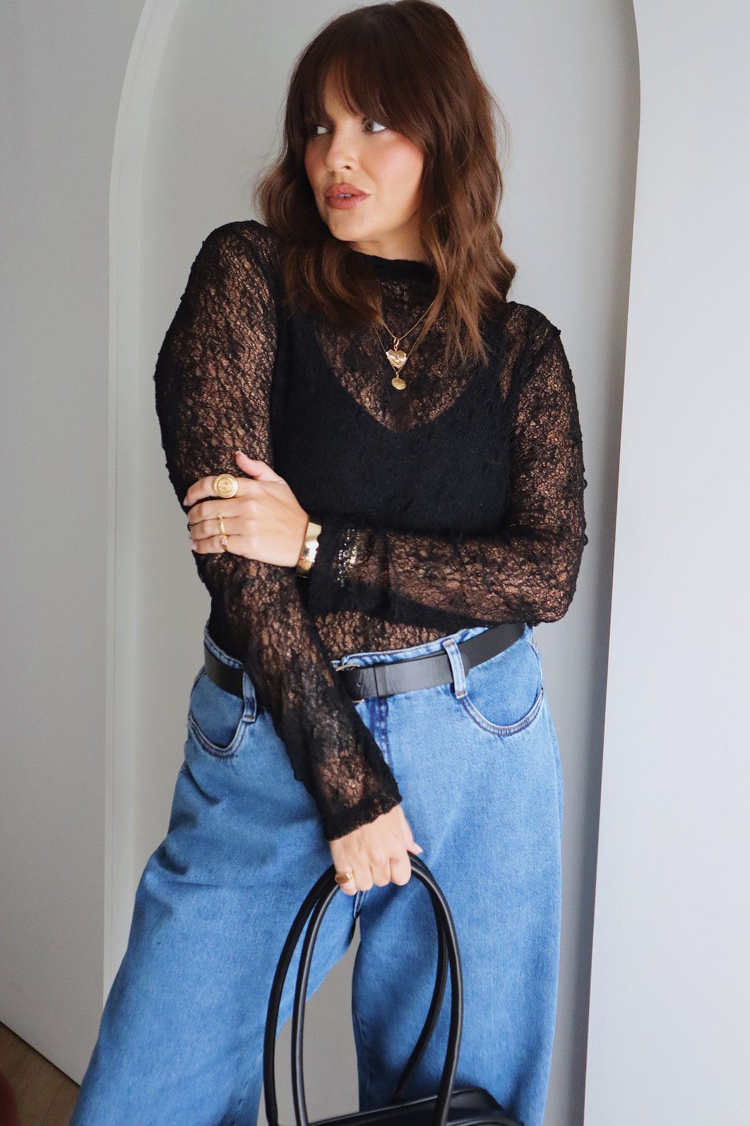 BLUSA RENDA KARINA PRETO BLUSA RENDA KARINA PRETO