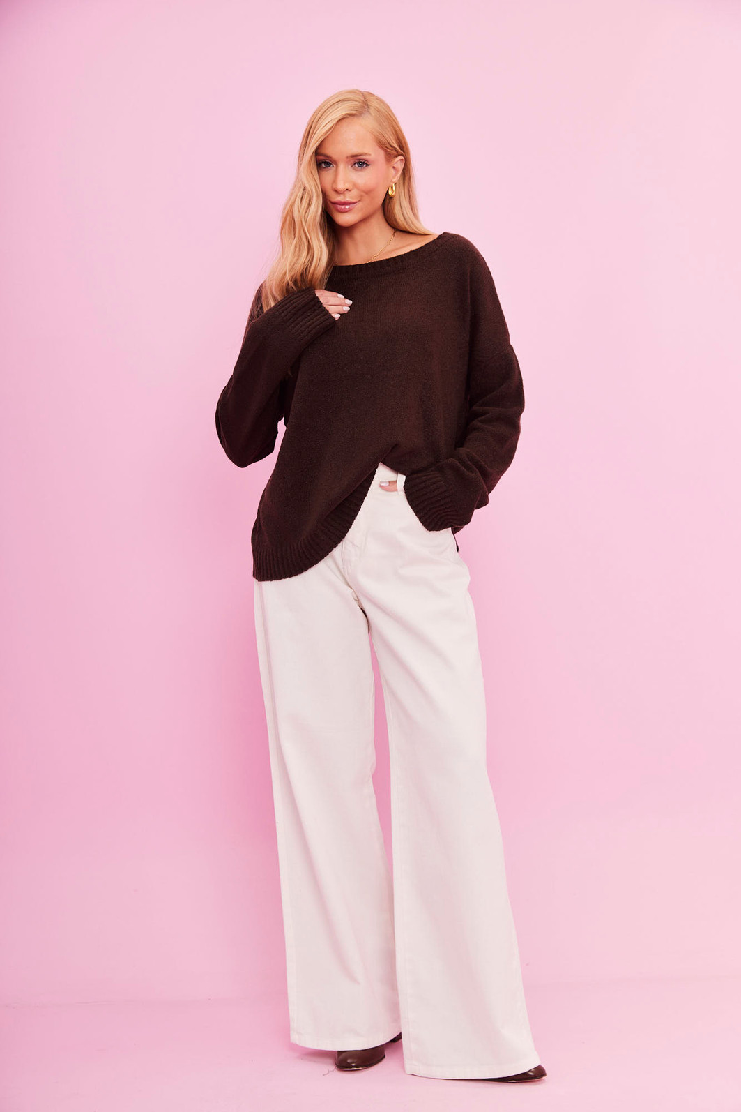 TRICOT MOUSSE MARROM TRICOT MOUSSE MARROM