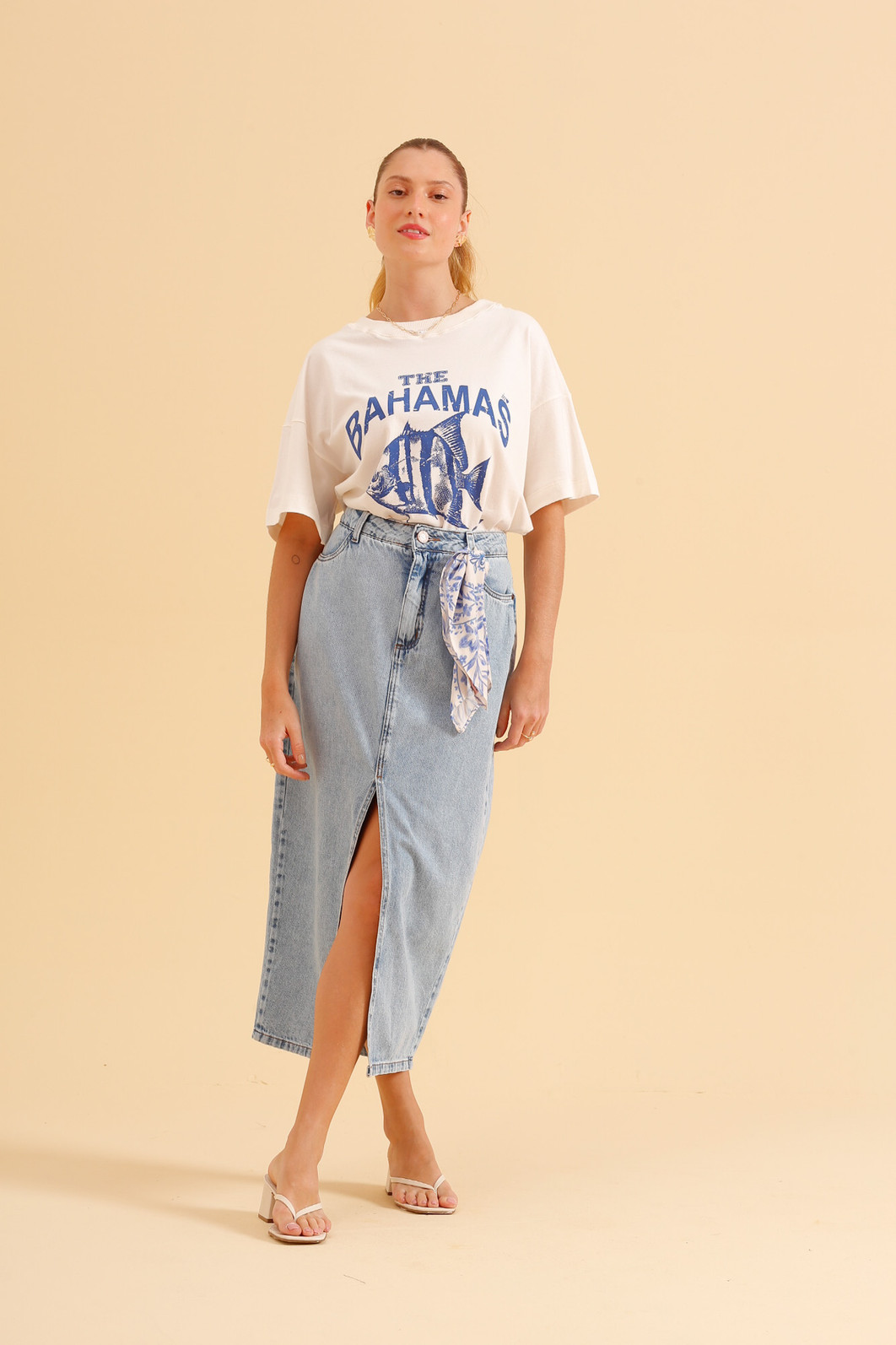 T-SHIRT THE BAHAMAS OFF WHITE T-SHIRT THE BAHAMAS OFF WHITE