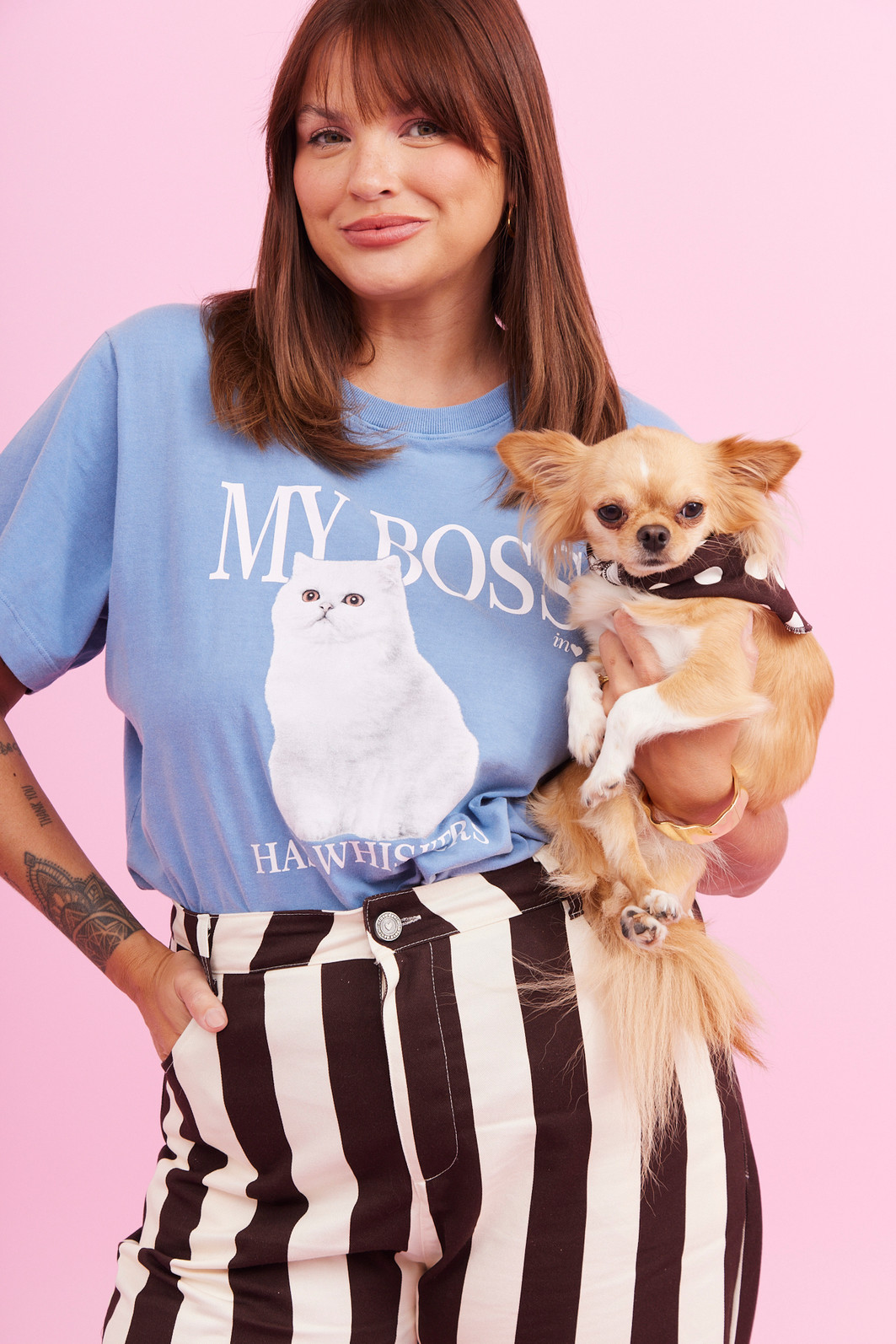 LENÇO GRANDE 75CM LISTRADO