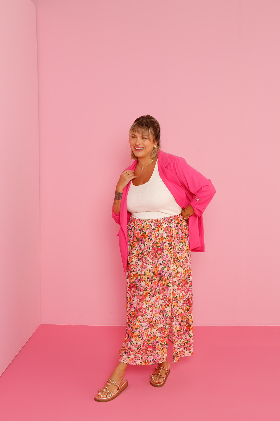 SAIA ROSA ESTAMPA FLORAL