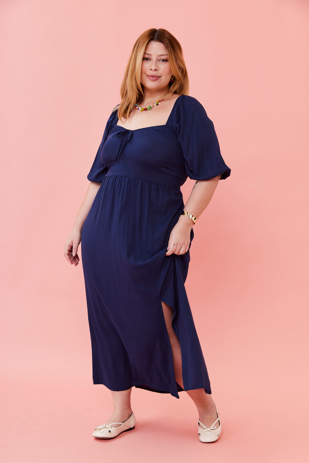 VESTIDO GABRIELA AZUL MARINHO VESTIDO GABRIELA AZUL MARINHO