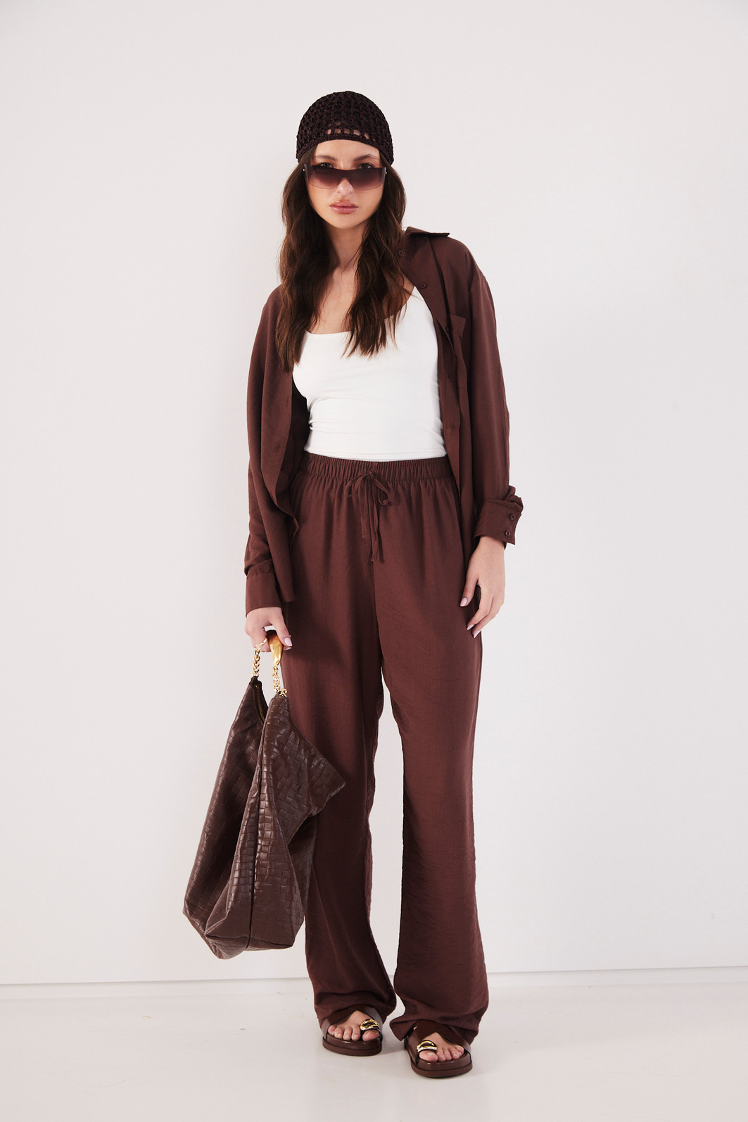 CALÇA MARCELLA MARROM CALÇA MARCELLA MARROM