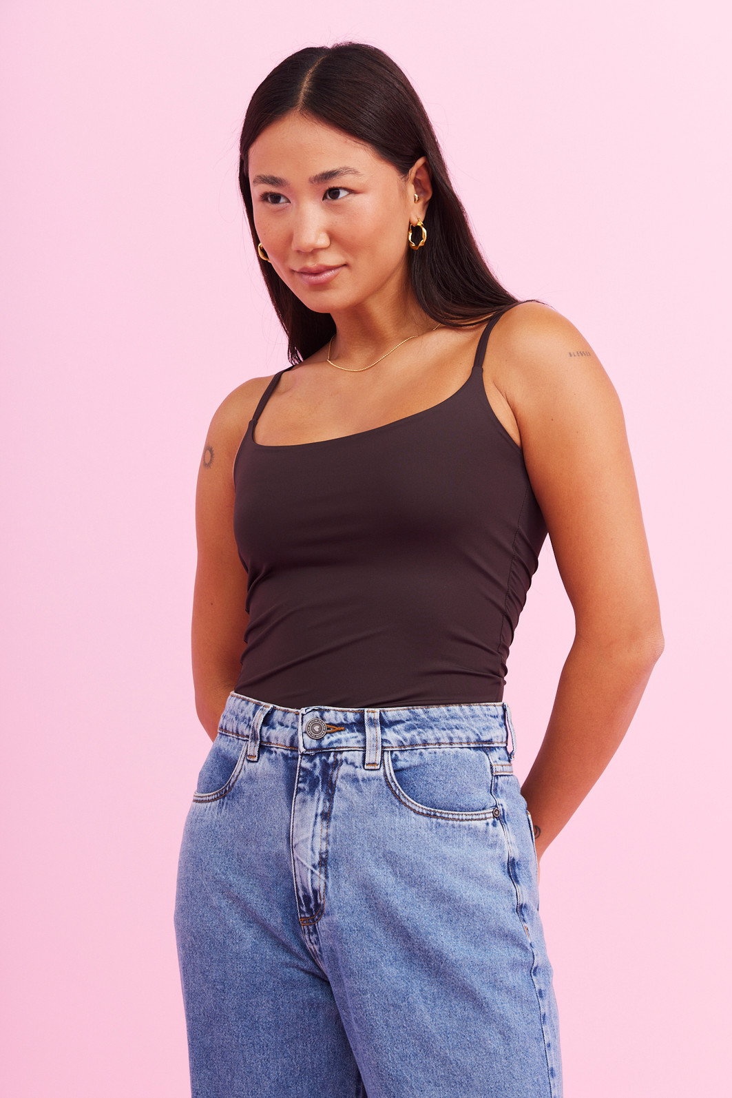 REGATA DUPLA LUANA MARROM REGATA DUPLA LUANA MARROM