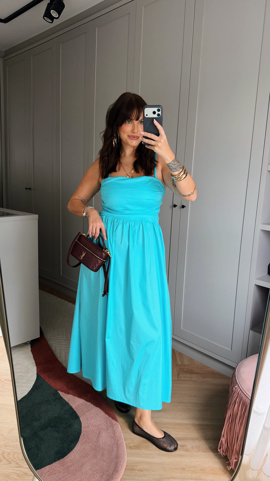 VESTIDO FLASH SALE MIDI TURQUESA VESTIDO FLASH SALE MIDI TURQUESA