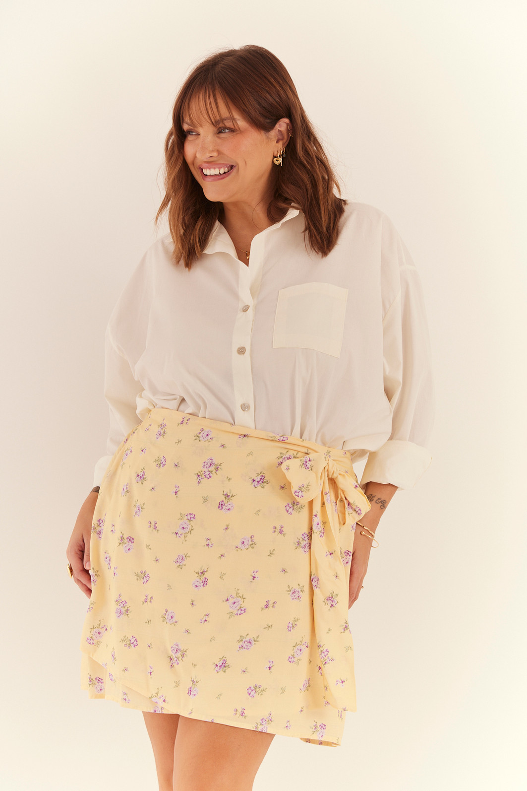 SHORTS SAIA FLOWER FLORAL SHORTS SAIA FLOWER FLORAL