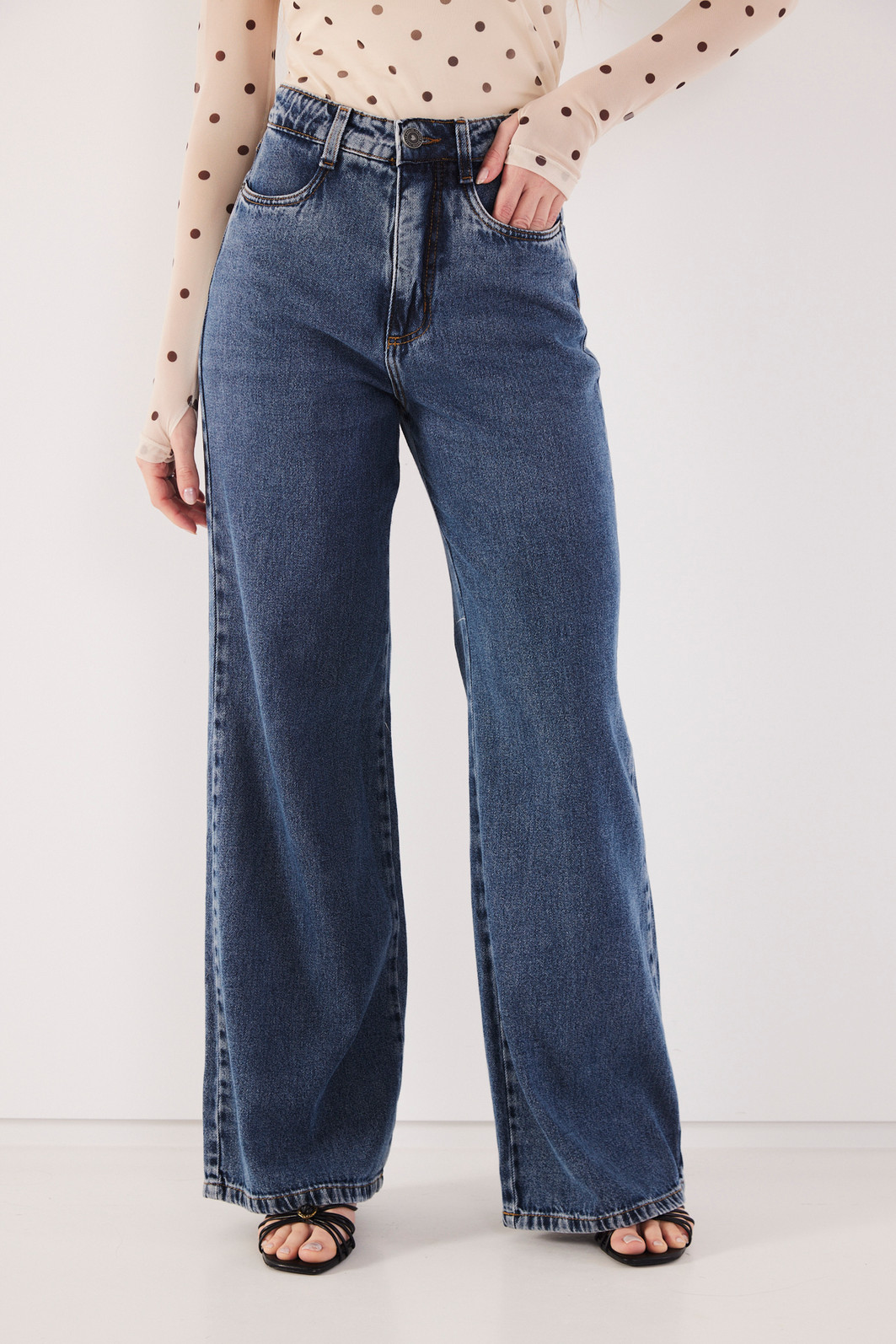CALÇA JEANS WIDE LEG DAKOTA JEANS CALÇA JEANS WIDE LEG DAKOTA JEANS