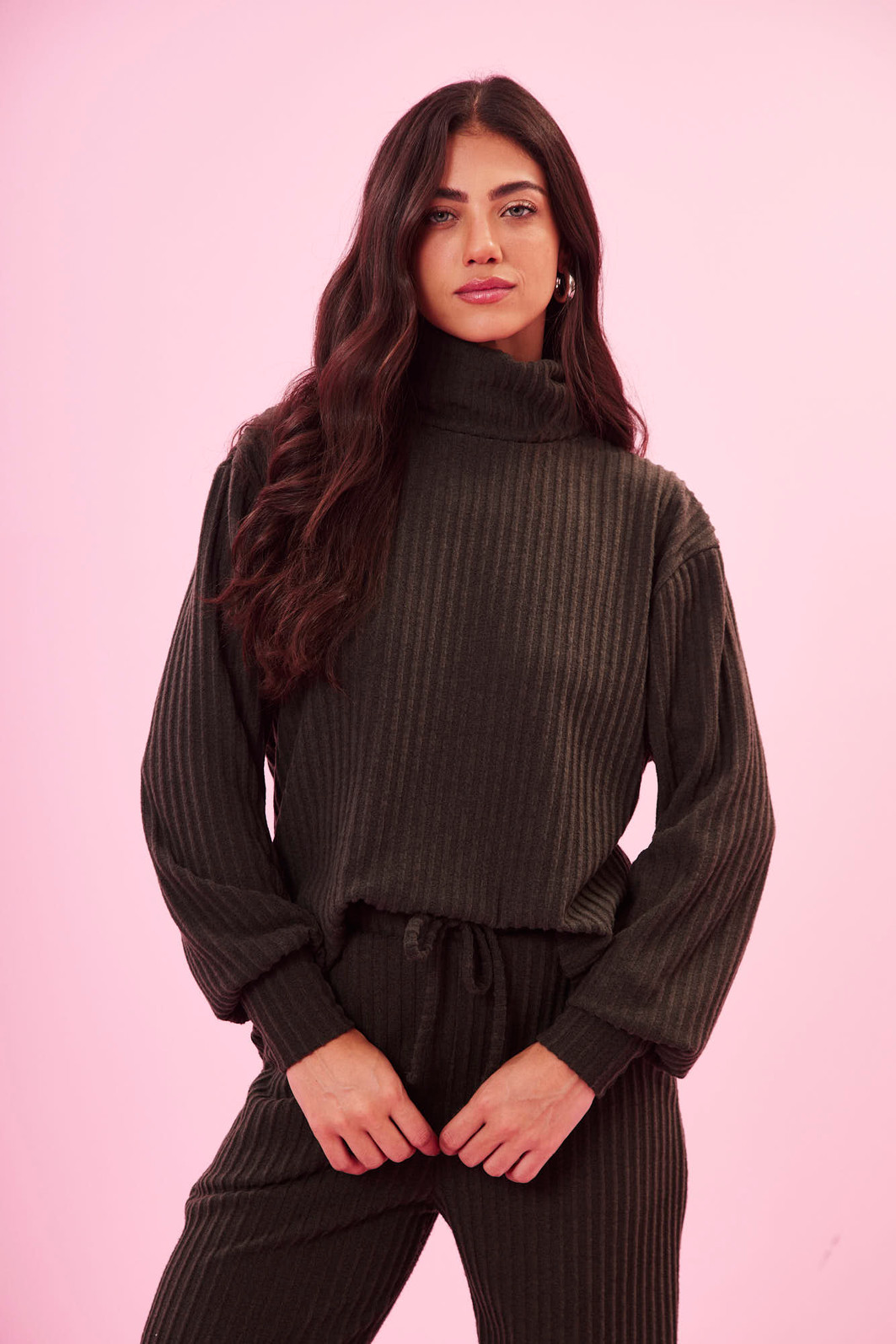 CONJUNTO TRICOT COMFY VERDE CONJUNTO TRICOT COMFY VERDE