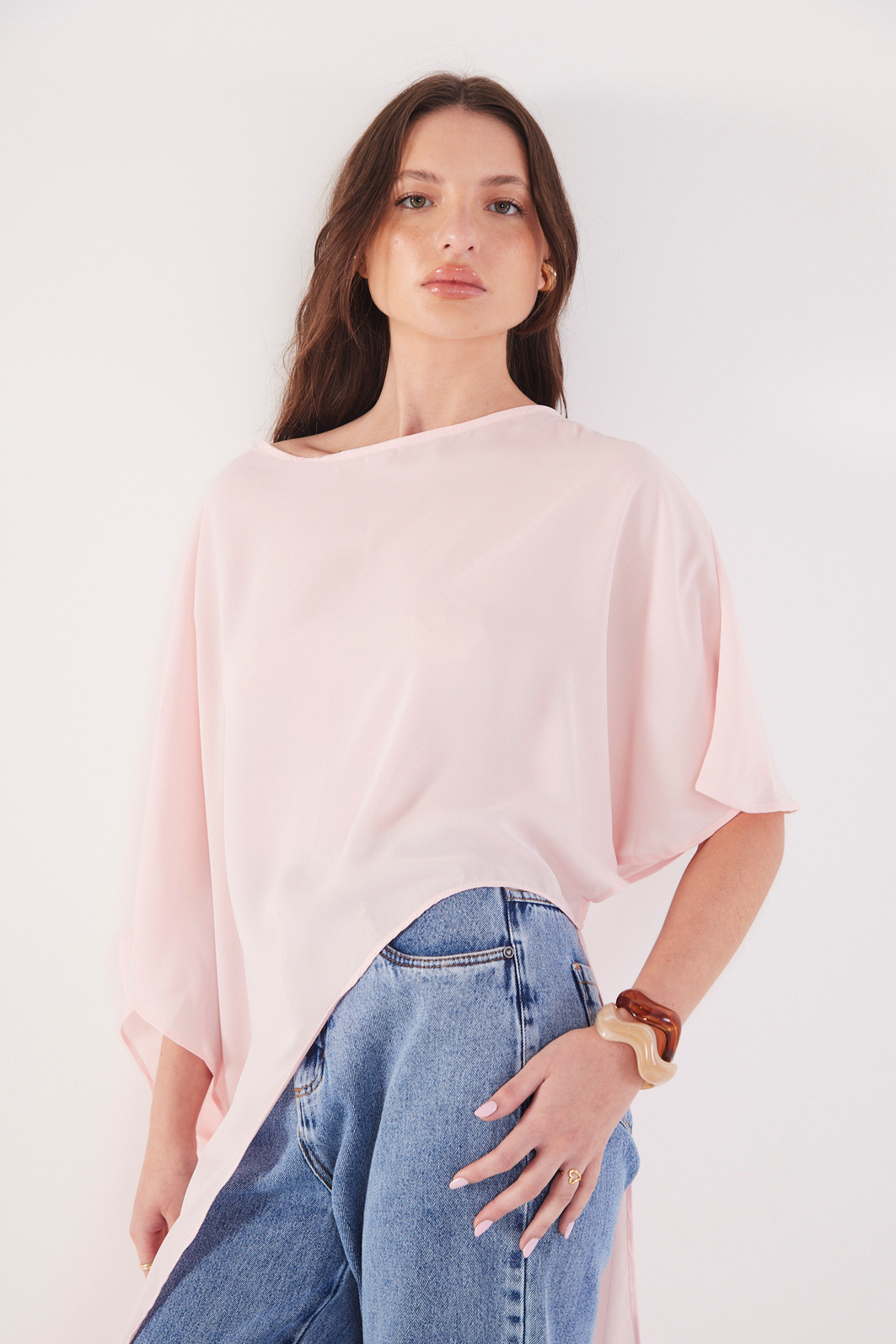 BLUSA CAPA BRUNA ROSA BLUSA CAPA BRUNA ROSA