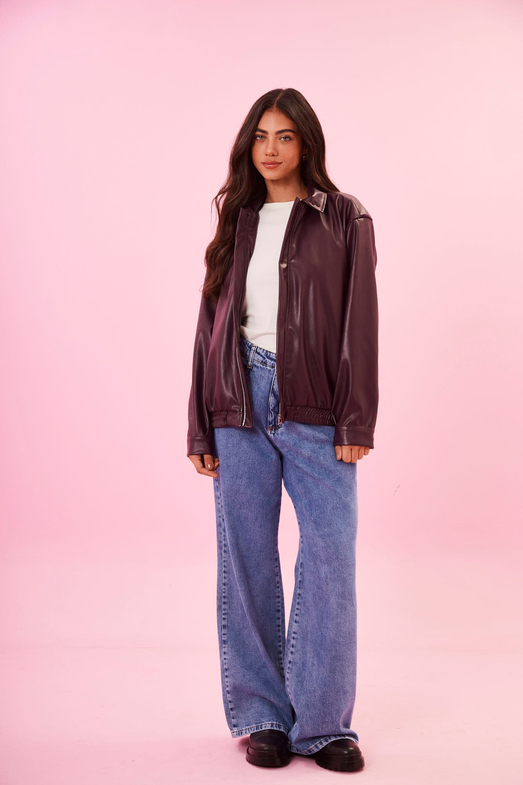 Calça Jeans Wide Leg Dulce JEANS ESCURO Calça Jeans Wide Leg Dulce JEANS ESCURO