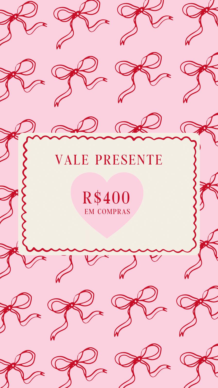 Vale presente In Love 400 BRANCO Vale presente In Love 400 BRANCO