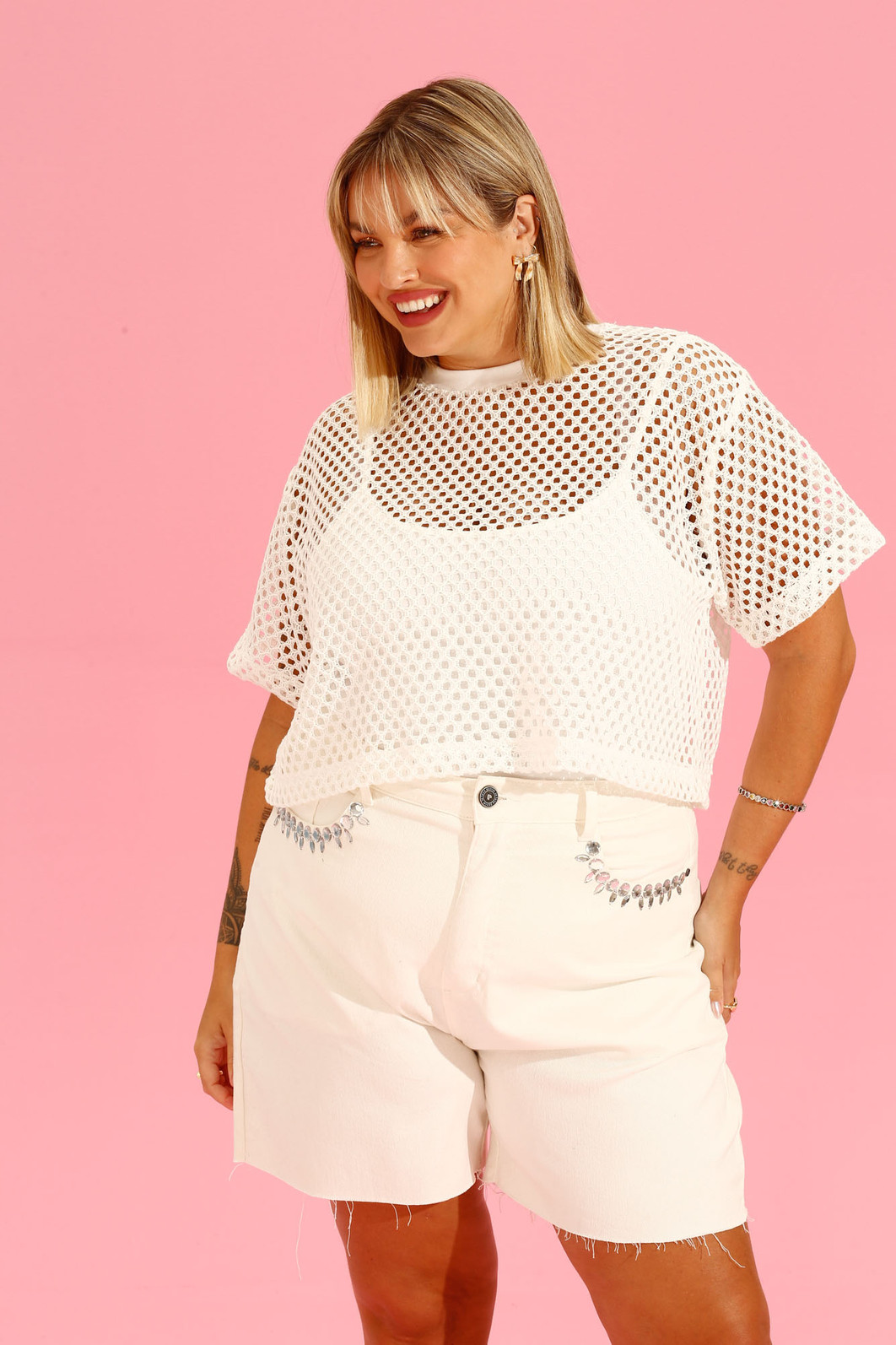 Shorts Jeans Riviera OFF WHITE