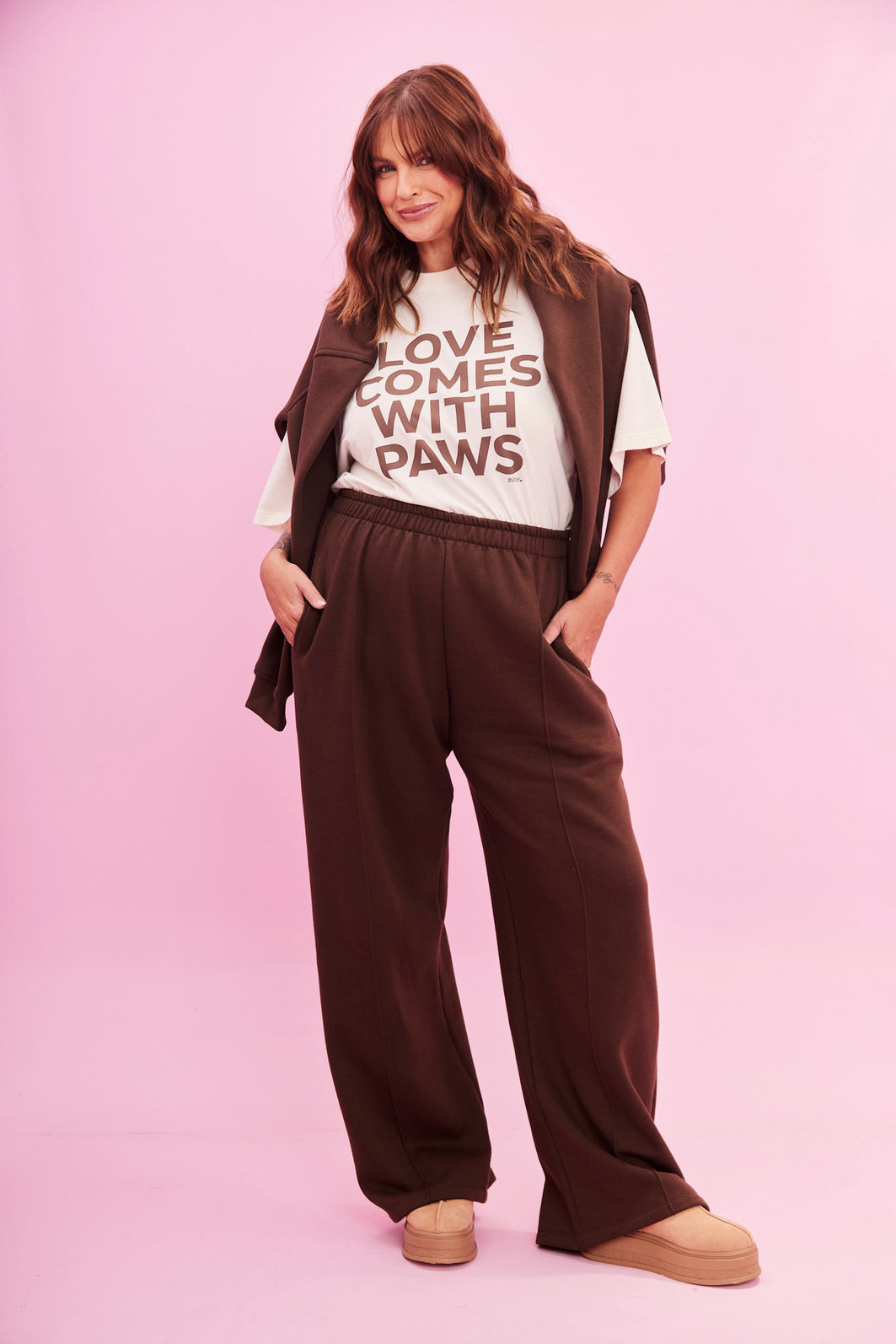 CONJUNTOPREMIUM DE MOLETOM TALI MARROM CONJUNTOPREMIUM DE MOLETOM TALI MARROM